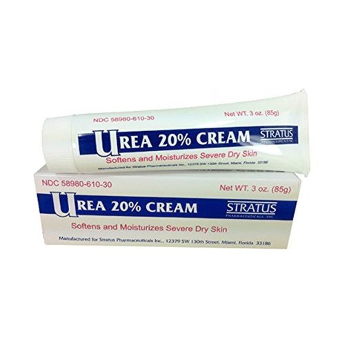 Urea 20% Almond Scent Cream 3oz - Dry Skin Moisturizer for Eczema & Psoriasis