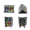 GoodPlay MoZhi LingAo 8 Panels 3 Rings Magic Folding Puzzle Cube Twisty Black