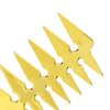 Wide Tooth Comb, 20x8x0.5cm Men's Comb Double Sided for Hair Styling for Unique Hair Style for Men Long Term Use(gold)