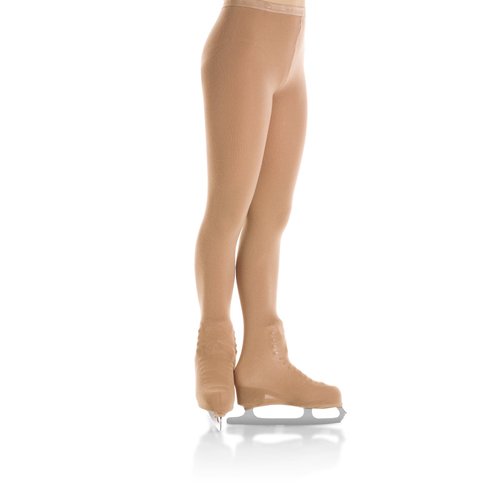 Mondor 3302 Light Tan Bamboo Over The Boot Figure Skating Tights L-G