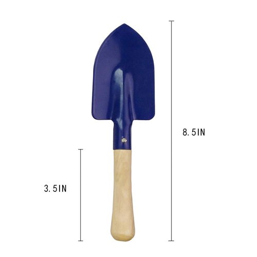 LIDAGO Set of 4 Kids Garden Tools Includes Shovel, Rake, and Trowel | Children Beach Sandbox Toy