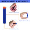 300PCS Refill Darts Bullets Compatible with Nerf Gun Bullets Toy Guns N-Strike Elite 2.0 Series, Laoppoc Premium Foam Bullets Pack for Children Kids Birthday Christmas Role Play Nerf Battle Game Gift