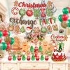 Christmas Gingerbread Baking Cookie Swap Party Decor, Christmas Cookie Exchange Banner Snowflake Elk Cake Topper Balloons for Christmas Cookie Decorating Hot Cocoa Bar Supplies Winter Birthday Party