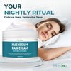 Magnesium Cream – Pure Soothing Magnesium Lotion for Pain Relief & Relaxation, Better Sleep, Muscle Health, Leg & Joint Care – Natural Magnesium Body Lotion for Feet – Non-Greasy, Safe, Easy to Use