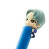 [BTS Official Merchandise] Fans Gift - K-Pop Idols Goods - BTS Character Figure Toothbrush with Convenient Magnetic Holder (RM)