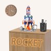VIIOVOIIV Rocket Building Block Set, Space Rocket Kit for Adults and Kids Ages 8 9 10 11 12 +.