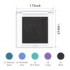 FeiCuiYun Monochrome Eyeshadow, Matte eyeshadow singles, Matte nude eyeshadow, Neutral Matte Pressed Powder Single Vegan Eyeshadow; Talc, Paraben & Cruelty Free, (Black)