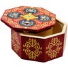 Magic Spin Secret Puzzle Box- Money and Gift Card Holder in a Wood IQ Tricky Lock Box with Hidden Compartments Brainteaser