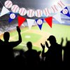 Zonon 4 Pieces Baseball Banner Party Decorations Baseball Paper Garland for Sports Theme Birthday Baby Shower Supplies (Baseball Style)