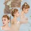 SHIYANG 1 Pair of handmade windbells hair clips, floral hair clips, Hanfu decorative hair clips, Chinese hair accessories,floral hair accessories,flower hair clips for women.(SYFJ07)