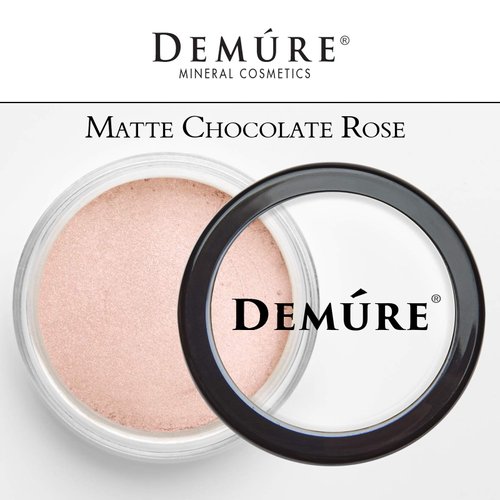 Demure Mineral Make Up (Chocolate Rose) Eye Shadow, Matte Eyeshadow, Loose Powder, Eye Makeup, Professional Makeup