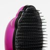 Knot Genie Teeny Detangling Hair Brush for Kids (Blue Skies) | Perfect Detangling Brush for Curly Hair, Gently Separate Tangles, Leaves Hair Smooth and Shiny | The Pain Free Knot Detangler