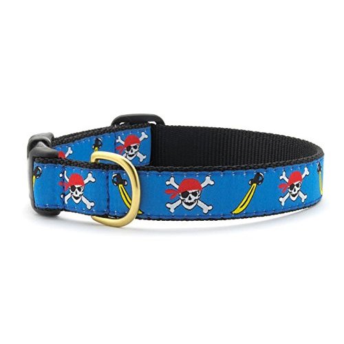 Up Country Skully Dog Collar (X-Small (6-12”) 5/8" Wide)