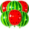 KatchOn Watermelon Balloons, 6 Count, 22 Inch, One In A Melon Party Decorations, Summer Party Decorations