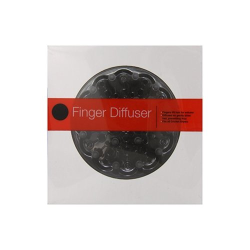 Cricket Finger Diffuser Hair Dryer Attachment for Curly Hair, Wavy, Curls, Volumizing, Frizz-Free Curling, for Cricket and Centrix Blow Dryers