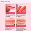 Jakuva 30PCS Moisturizing Collagen Lip Mask, Lip Sleeping Mask Lip Balm Bulk Lip Masks for Dry Lips,Remove Chapped Skin & Anti-Aging, Hydrating Plumping Your Lip,Pink