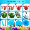 Under the Sea Birthday Decorations, 30Pcs Ocean Themed Party Decorations Kit Sea Animals Happy Birthday Banner Backdrop Hanging Swirls Centerpieces Paper Eyeglasses Pompoms