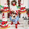 Christmas Balloons, 3pcs 26Inch Santa Claus Foil Balloons for Xmas Harvest Christmas Party Birthday Party Supplies Decorations (Santa Clausi In a Sleigh)
