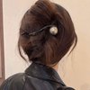 9Pcs Elegant Pearl Banana Clips French Twist Hair Pins Vintage Banana Hair Clip Ponytail Holder Hair Claw Clips Fashion Pearl Hairpin Barrettes Hair Accessories for Women