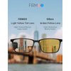 Firmoo Blue Light Blocking Glasses,Oversize Bagy Computer Eyeglasses, Classic Stylish Square Frame Eyewear for Women/Men (Pattern Frame)