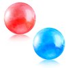 Abeillo 8.5 Inch Marbleized Bouncing Balls for Kids, 2 Pieces Cloud Bouncy Balls Inflatable Rubber Playground Ball Bouncy Play Balls for Kids Adults Pet Outdoor School Water Fun