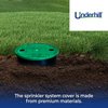 Underhill Sprinkler Valve Round Box Lid, VersaLid 6” to 7” Universal Cover for Automatic Irrigation System, Lawn, Yard, Outside, Green, VL-6