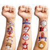 8 Sheets (96PCS) Baseball Temporary Tattoos Sports Themed Birthday Party Decorations Supplies Favors Decor Stickers for Girls Boys Kids Gifts Classroom School Prizes Rewards