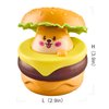 UTOPLIKEY Toy Cars for Toddlers 1-3 4PCS Press and Go Vehicle Toys for Baby Early Development Burger Push Car