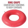DMI Inflatable Ring Donut Seat Cushion Pillow for Hemorrhoid, Pregnancy, and Tailbone Pain, Red, 18 in