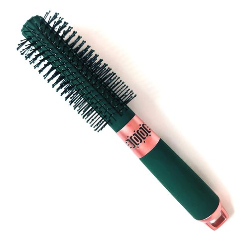Leenchiry Detangler Hair Brushes Wet Hair Brushes for Women and Men Anti-Static Blow Drying Hair Brush Nylon Bristles Fashion Styling Hair Brushes Detangling Comb for All Hair Types (Green, Round)