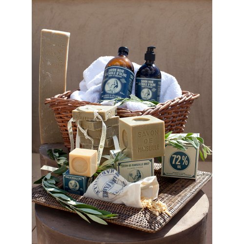 Marius Fabre Marseille Soaps 2x100g (2 x 3.53 oz) All Skin Gentle Bars, Natural Extra Pure Vegetable Oil Soaps Face and Body Cleansing