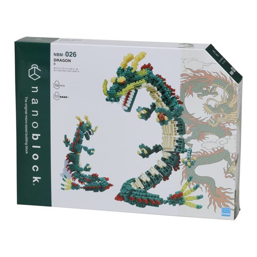 nanoblock - Fantastic Animals - Dragon (Renewal), Advanced Hobby Series Building Kit