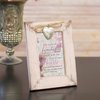 Cottage Garden Family Tree Begins Two Heart Blush Pink Distressed Locket Easel Back Picture Frame