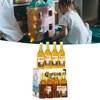 VINGVO Miniature Beer Bottles Dollhouse Accessories 1:12 Mini Portable Dollhouse Miniature Wine Bottles, Beer Can Beer Bottle Models for Fairy Garden Pub Bar Dolls House Tableware Decoration