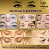 OHaai Premium Eyelash Growth Serum, Organic Lash Serum, Lash Serum for Eyelash Growth, Eye Lash Serum Growth for Longer, Thicker and Darker Lashes, Lash Enhancing Serum,0.1 Fl. Oz. (3ml)