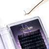Eyelash Extension Supplies Cashmere Volume Lash Extensions Mixed Tray 0.07 C Curl 9-15mm, Premium Individual Lashes Soft Matte Black Salon Use (C 0.07,9-15 Mixed)