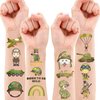 Camo Tempoary Tattoos for Kids, Army Birthday Party Favors Decorations 96PCS Tattoos Stickers Cute Party Supplies Girls Boys Gifts Classroom School Prizes Themed Christmas