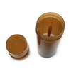 (11) Empty Clear Plastic Deodorant Containers (Brown) - 2.2 Oz Cylinders for heel balm, lotion bar etc. …