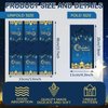 Yeaqee 100 Pcs Eid Mubarak Ramadan Napkins Eid Mubarak Party Supplies Disposable Paper Napkins Navy Blue and Gold Eid Mubarak Guest Hand Towels Moons Stars Napkins for Muslim Kitchen Holiday Party