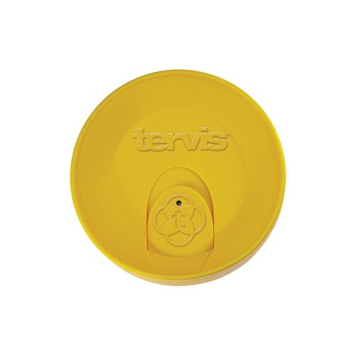 Tervis Travel Lid Made in USA Double Walled Insulated Tumbler Travel Cup Keeps Drinks Cold & Hot, Fits 10oz Tumblers, Yellow