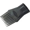 1Pc Black Universal Hair Dryer Comb,Blow Comb Attachment Hair Styling for Straightening Detangling,Nozzle Plastic Hairdressing Salon Hair Dryer,Curly,Natural Hair Combs,Styling Tools and Appliances
