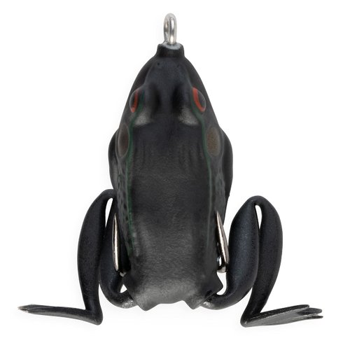 LUNKERHUNT Frog Fishing Lure for Bass Fishing | Pocket Frog Lure 1.75 Inch | Topwater Fishing Lures with Weedless Hooks for Trout, Pike in Saltwater and Fresh Water
