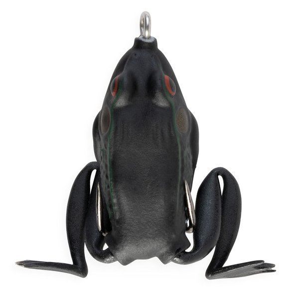 LUNKERHUNT Frog Fishing Lure for Bass Fishing | Pocket Frog Lure 1.75 Inch | Topwater Fishing Lures with Weedless Hooks for Trout, Pike in Saltwater and Fresh Water