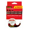 Scotch Transparent Tape, 4 Dispensered Rolls, Versatile, Clear Finish, Engineered for Office and Home Use, 3/4 x 850 Inches (4814)