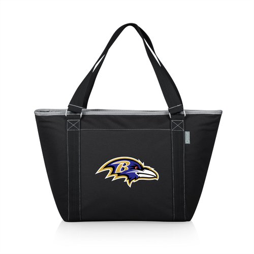 PICNIC TIME Black Baltimore Ravens Topanga Cooler Tote