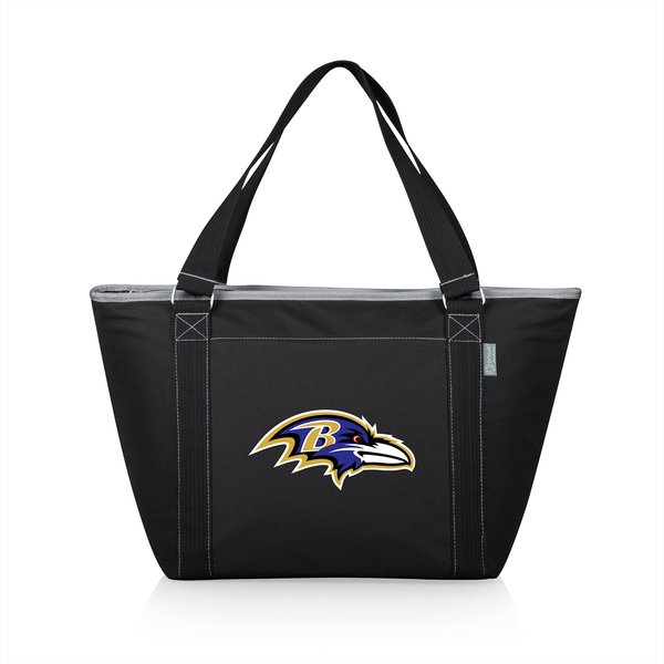 PICNIC TIME Black Baltimore Ravens Topanga Cooler Tote
