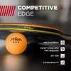 STIGA 6-Pack Orange 3 Star Table Tennis Balls | 40mm ITTF Regulation Size and Weight Ping Pong Balls