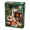Cobble Hill 1000 Piece Puzzle - Christmas Kittens - Sample Poster Included