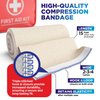 High-Performance Elastic Bandage Wrap - 6pk (2x2", 2x3", 2x4") Strong Self-Closing Compression Bandage Wrap - Foot, Ankle, Wrist, Knee Wrap