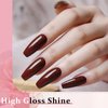 LKE Nude Pink Gel Nail Polish Set 6 Colors Purple Neutral Brown Gel Polish Set Gel Nail Kit Soak Off U V/LED Nail Lamp Nail Art Design Manicure Pedicure for Home DIY & Salon